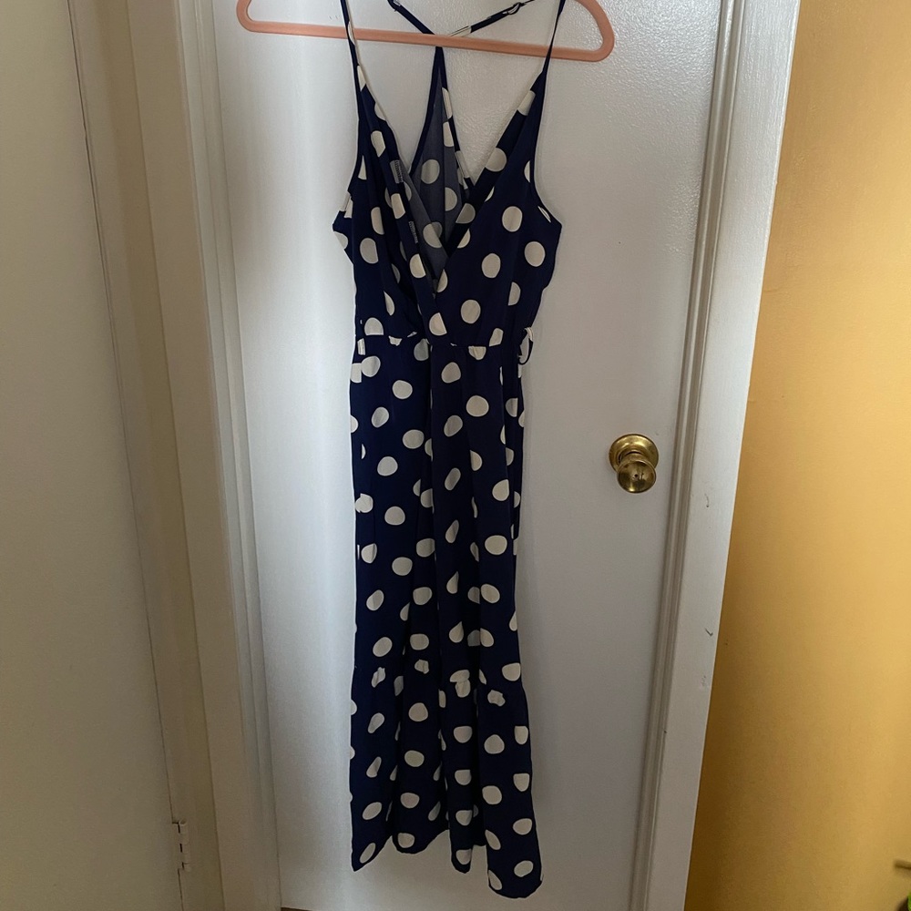 Polka dot maxi